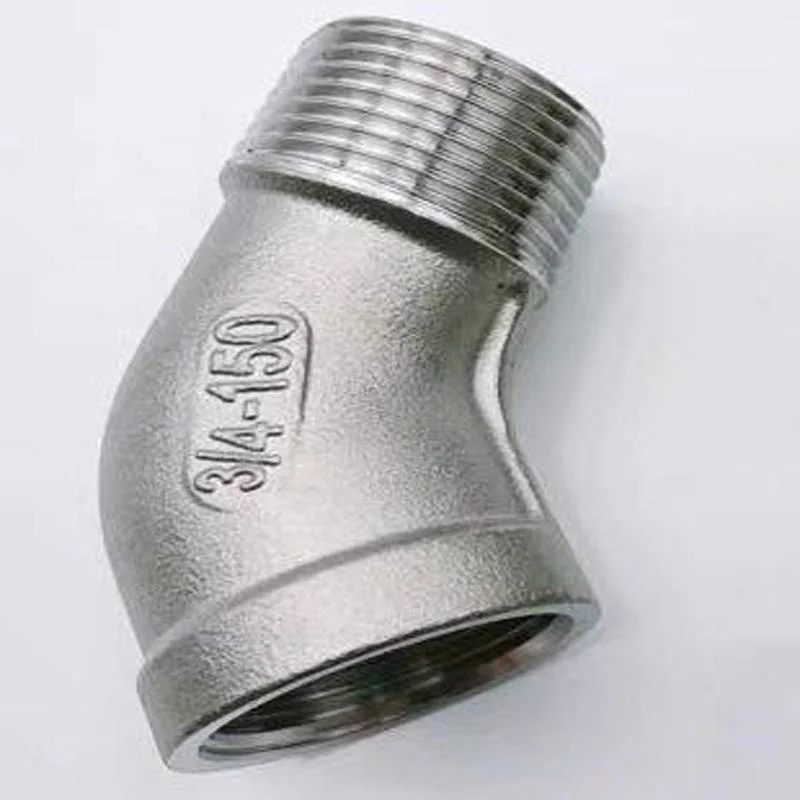 304 316 Stainless Steel 45 Degree Female Threaded NPT BSPT Street Elbow